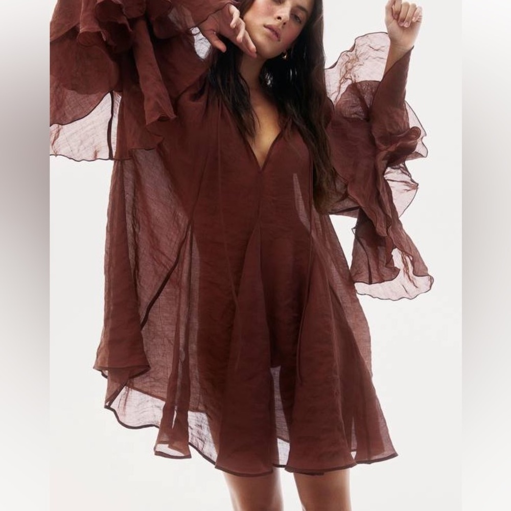 H&M boho chic Flounced dress